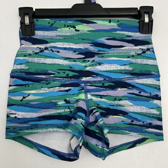 Lululemon Full Seven Wonders Multi Boogie shorts Roll Down size 4 - Picture 6 of 11